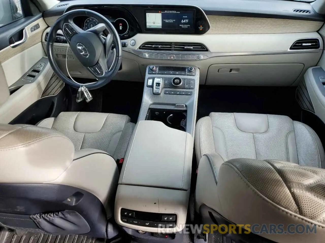 8 Photograph of a damaged car KM8R54HE4MU236659 HYUNDAI PALISADE 2021