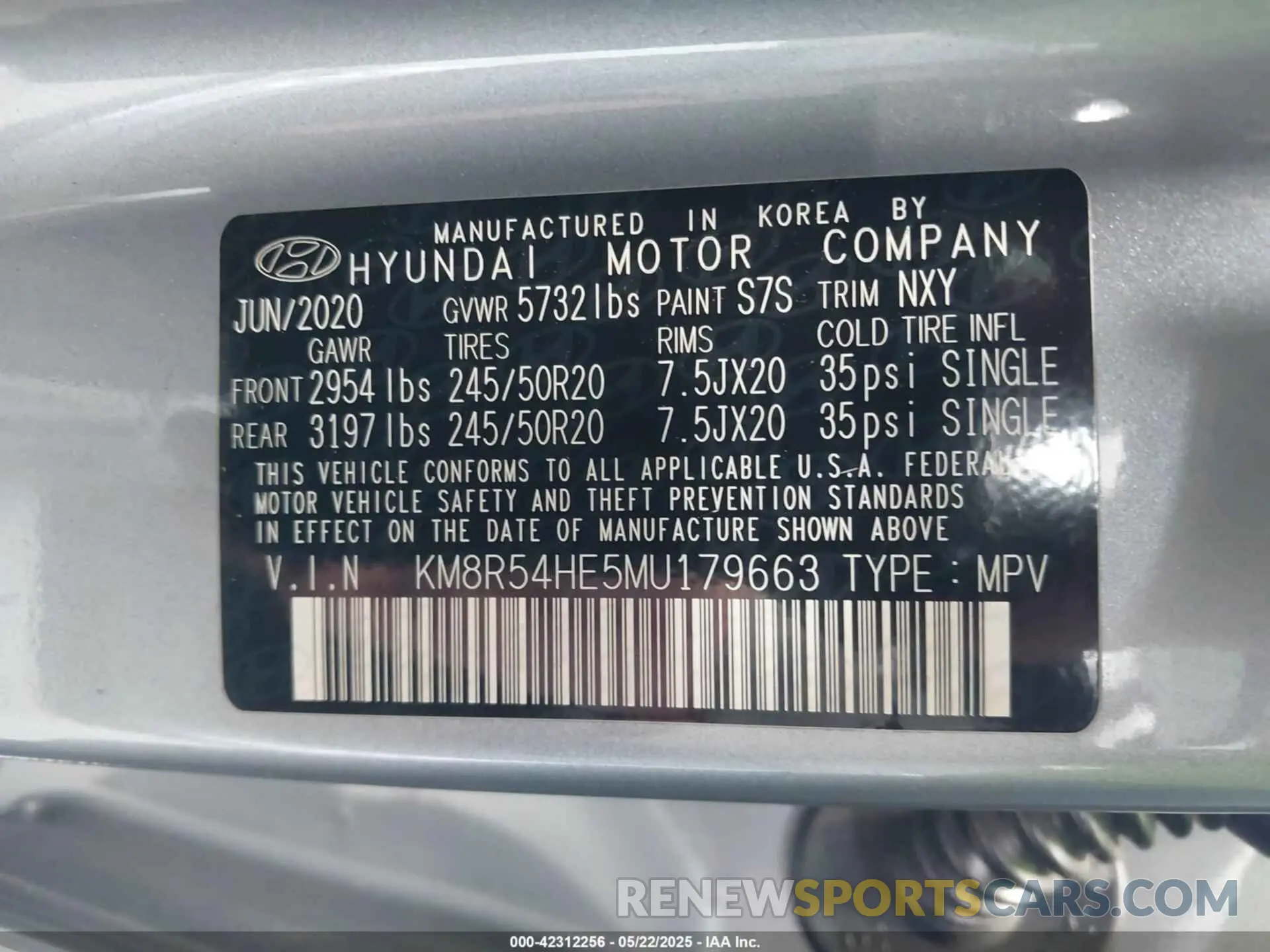 9 Photograph of a damaged car KM8R54HE5MU179663 HYUNDAI PALISADE 2021
