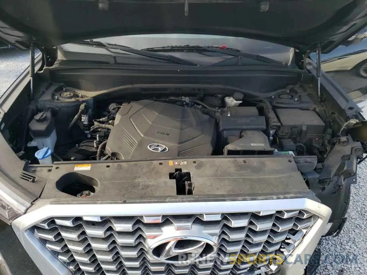 12 Photograph of a damaged car KM8R54HE6MU193619 HYUNDAI PALISADE 2021