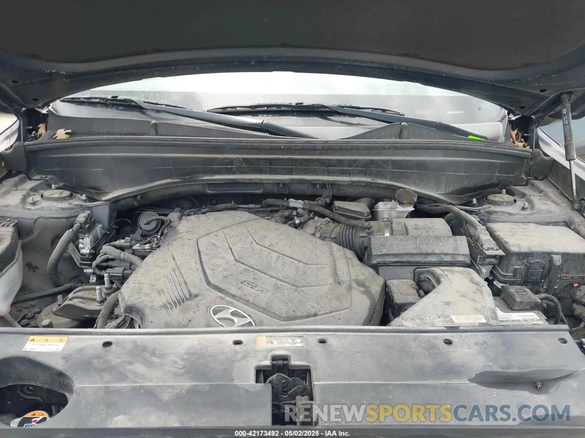 10 Photograph of a damaged car KM8R54HE6MU267606 HYUNDAI PALISADE 2021
