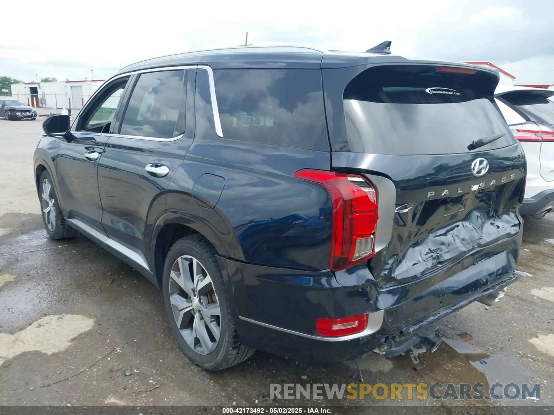 3 Photograph of a damaged car KM8R54HE6MU267606 HYUNDAI PALISADE 2021