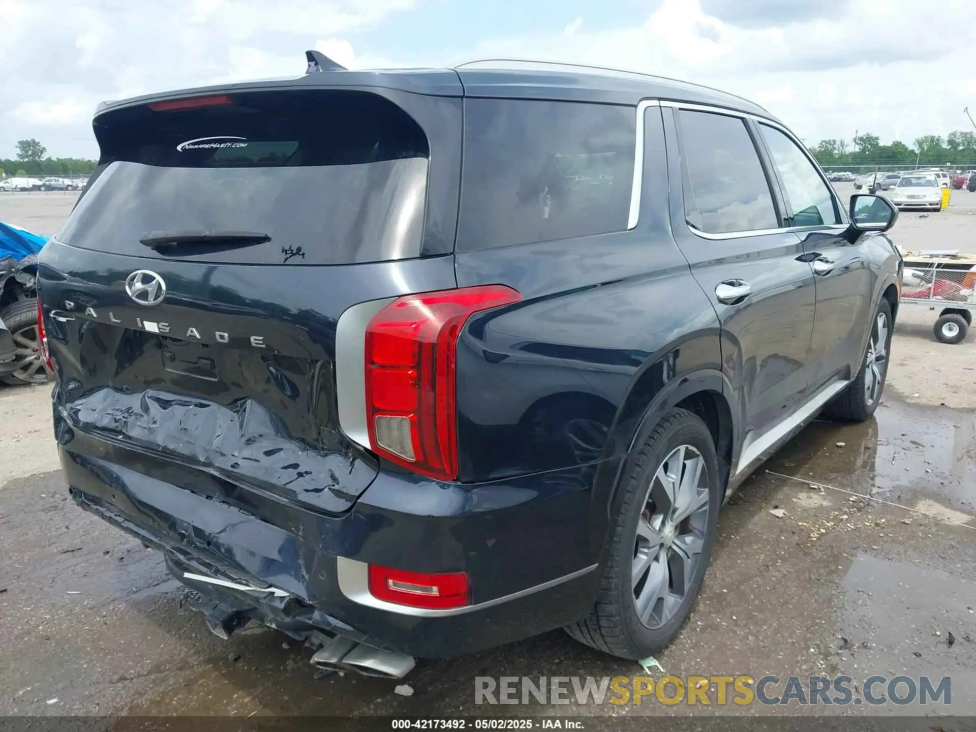 4 Photograph of a damaged car KM8R54HE6MU267606 HYUNDAI PALISADE 2021