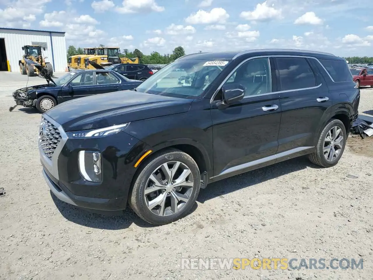 1 Photograph of a damaged car KM8R54HE7MU259210 HYUNDAI PALISADE 2021