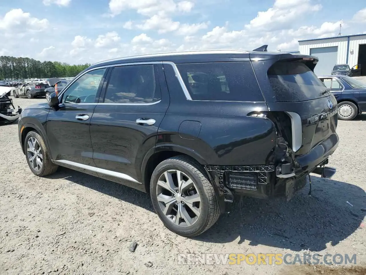 2 Photograph of a damaged car KM8R54HE7MU259210 HYUNDAI PALISADE 2021