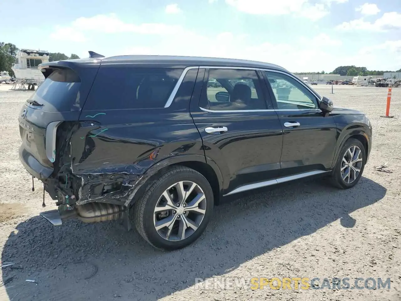 3 Photograph of a damaged car KM8R54HE7MU259210 HYUNDAI PALISADE 2021