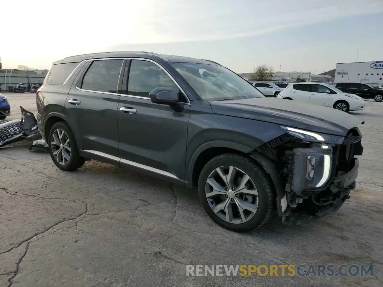 4 Photograph of a damaged car KM8R54HE8MU214535 HYUNDAI PALISADE 2021