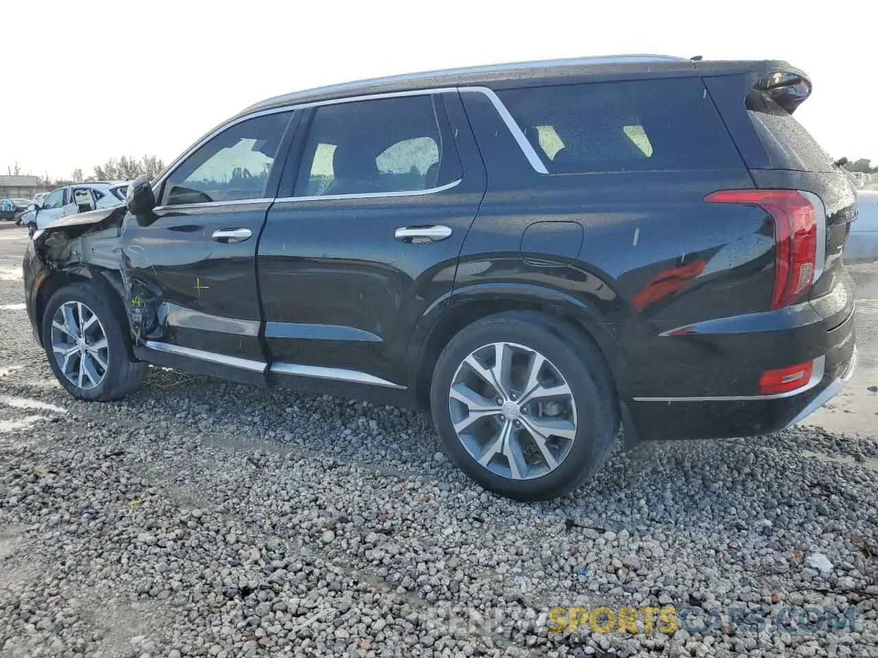 2 Photograph of a damaged car KM8R54HE8MU226605 HYUNDAI PALISADE 2021