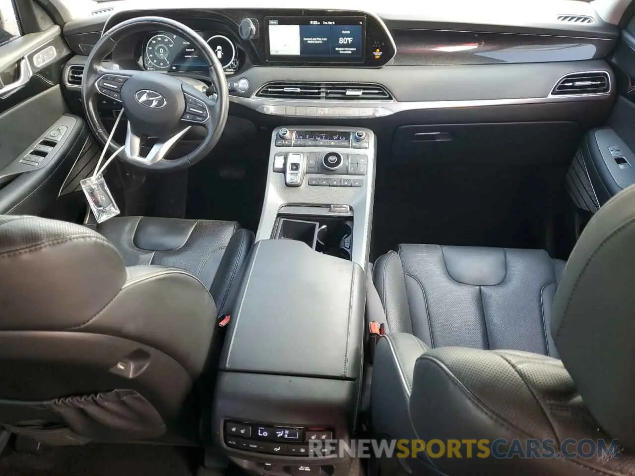 8 Photograph of a damaged car KM8R54HE8MU226605 HYUNDAI PALISADE 2021
