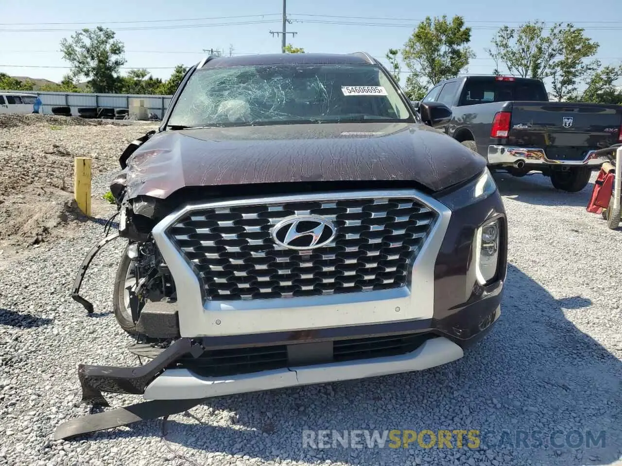 5 Photograph of a damaged car KM8R54HEXMU185751 HYUNDAI PALISADE 2021