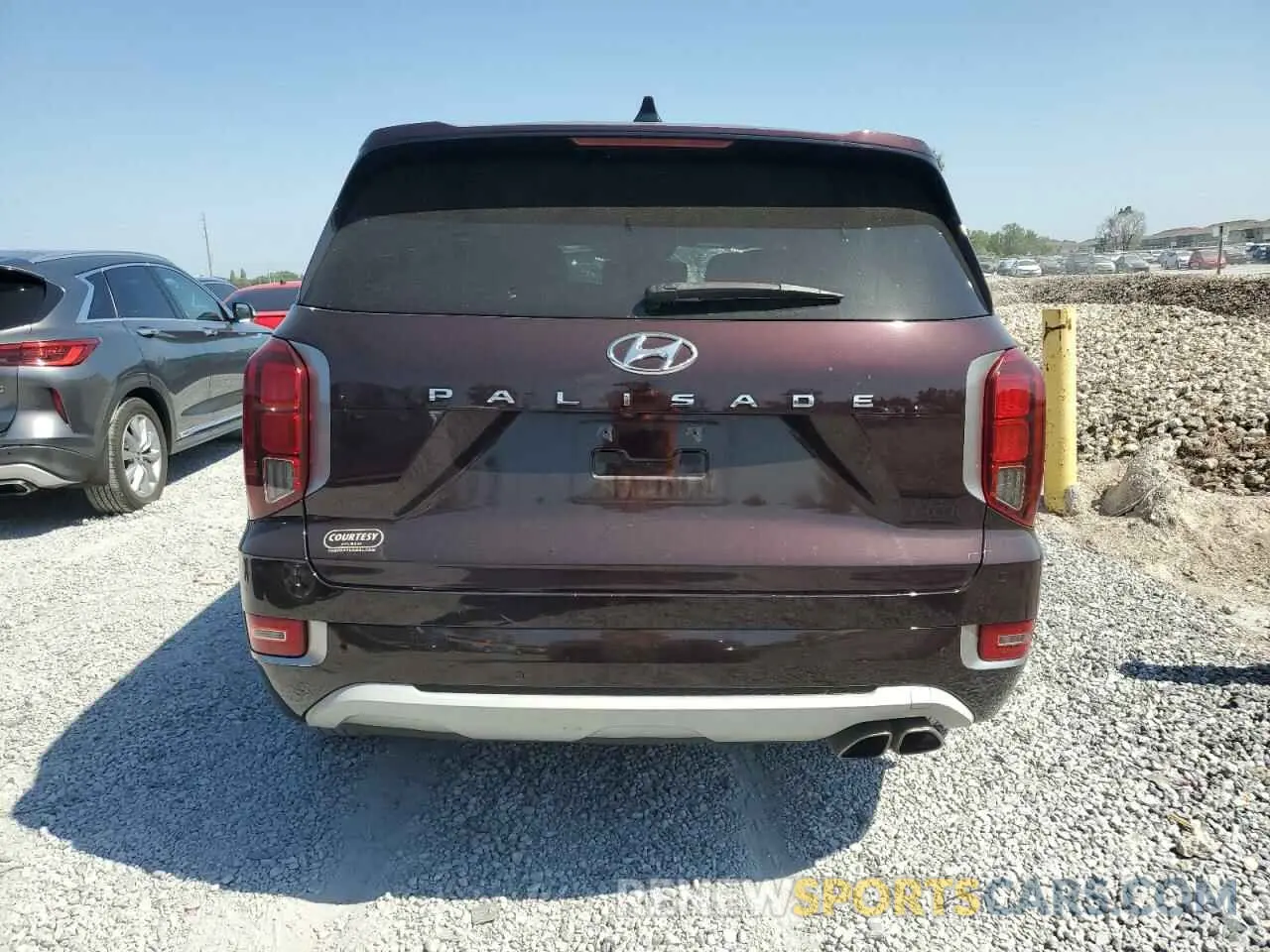 6 Photograph of a damaged car KM8R54HEXMU185751 HYUNDAI PALISADE 2021