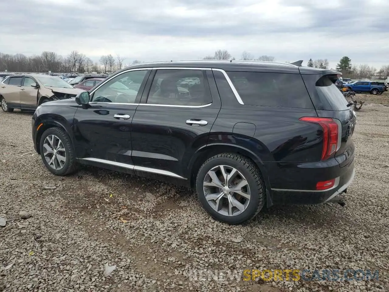 2 Photograph of a damaged car KM8R5DHE0MU266726 HYUNDAI PALISADE 2021