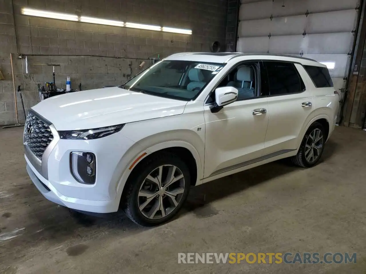 1 Photograph of a damaged car KM8R5DHE0MU305394 HYUNDAI PALISADE 2021