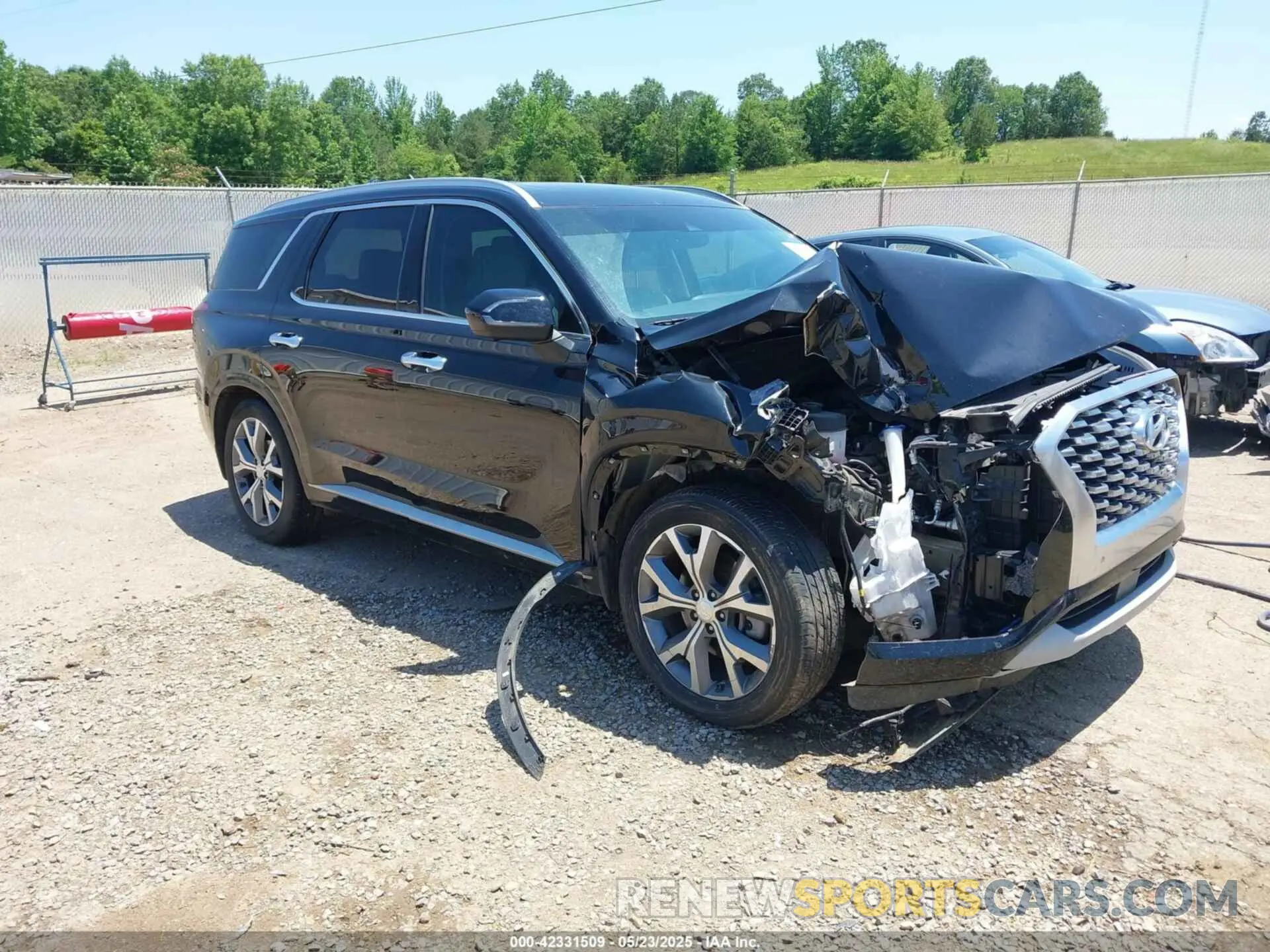 1 Photograph of a damaged car KM8R5DHE1MU295815 HYUNDAI PALISADE 2021
