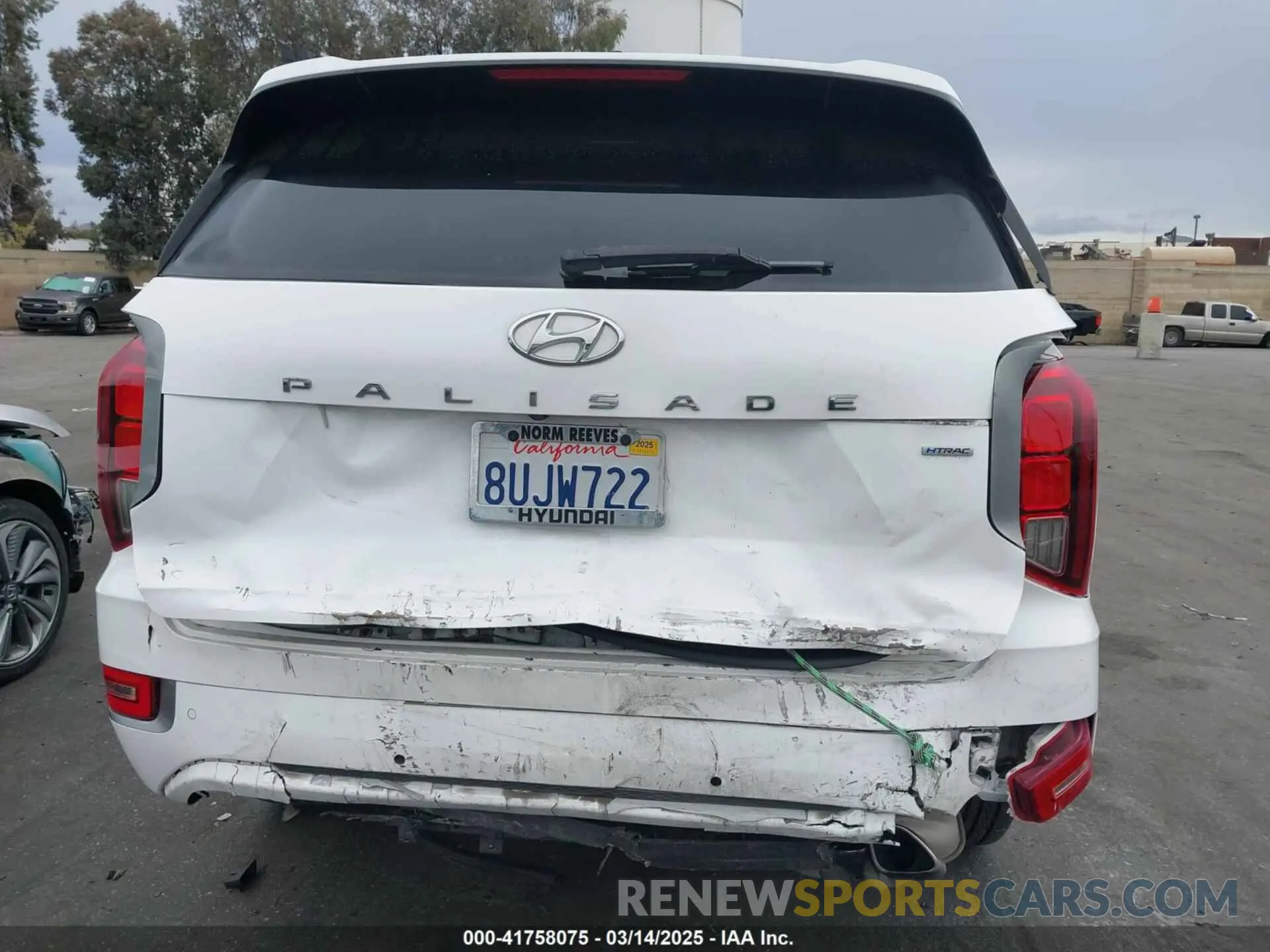 16 Photograph of a damaged car KM8R5DHE2MU212263 HYUNDAI PALISADE 2021