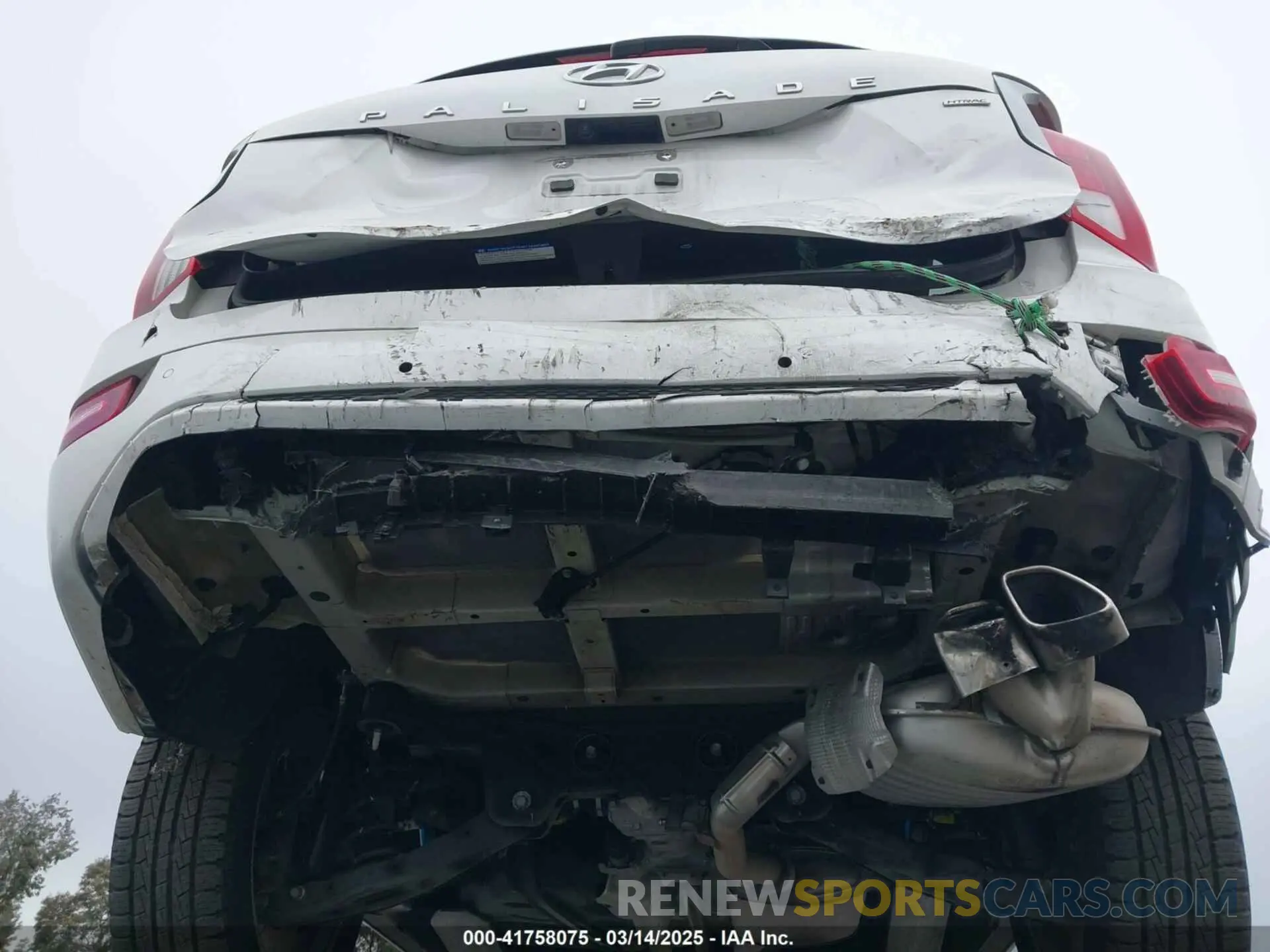 17 Photograph of a damaged car KM8R5DHE2MU212263 HYUNDAI PALISADE 2021