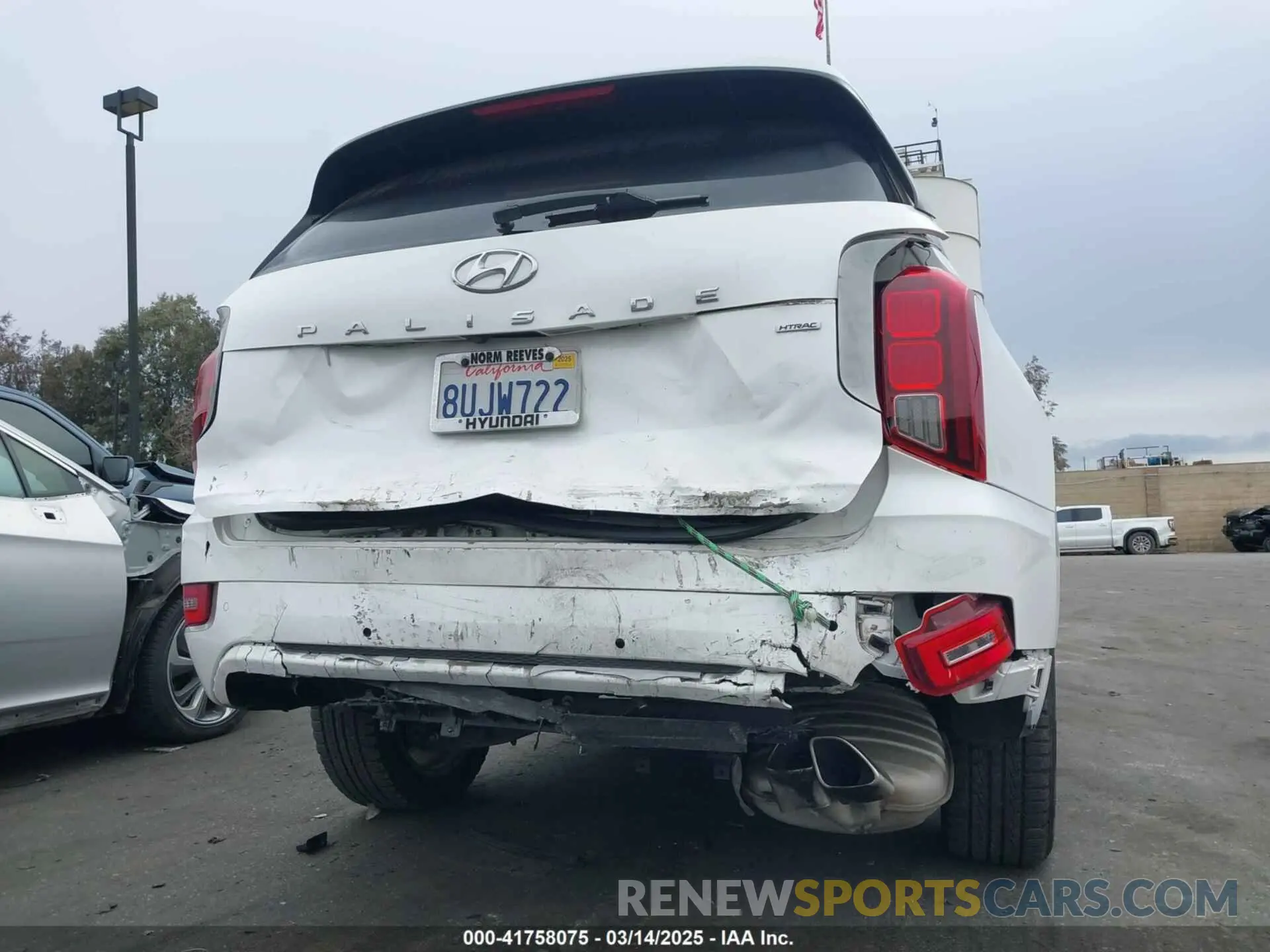 6 Photograph of a damaged car KM8R5DHE2MU212263 HYUNDAI PALISADE 2021