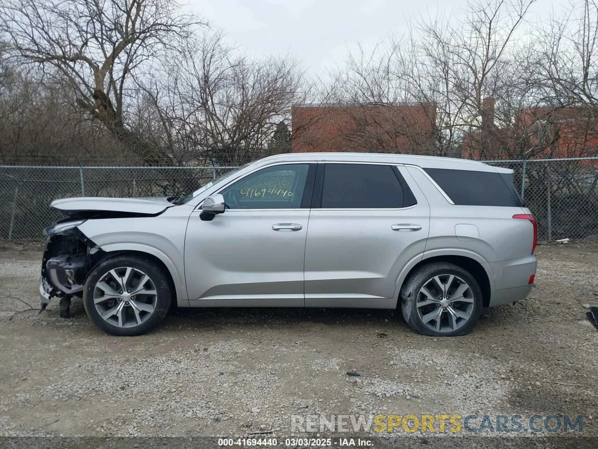 14 Photograph of a damaged car KM8R5DHE3MU231856 HYUNDAI PALISADE 2021