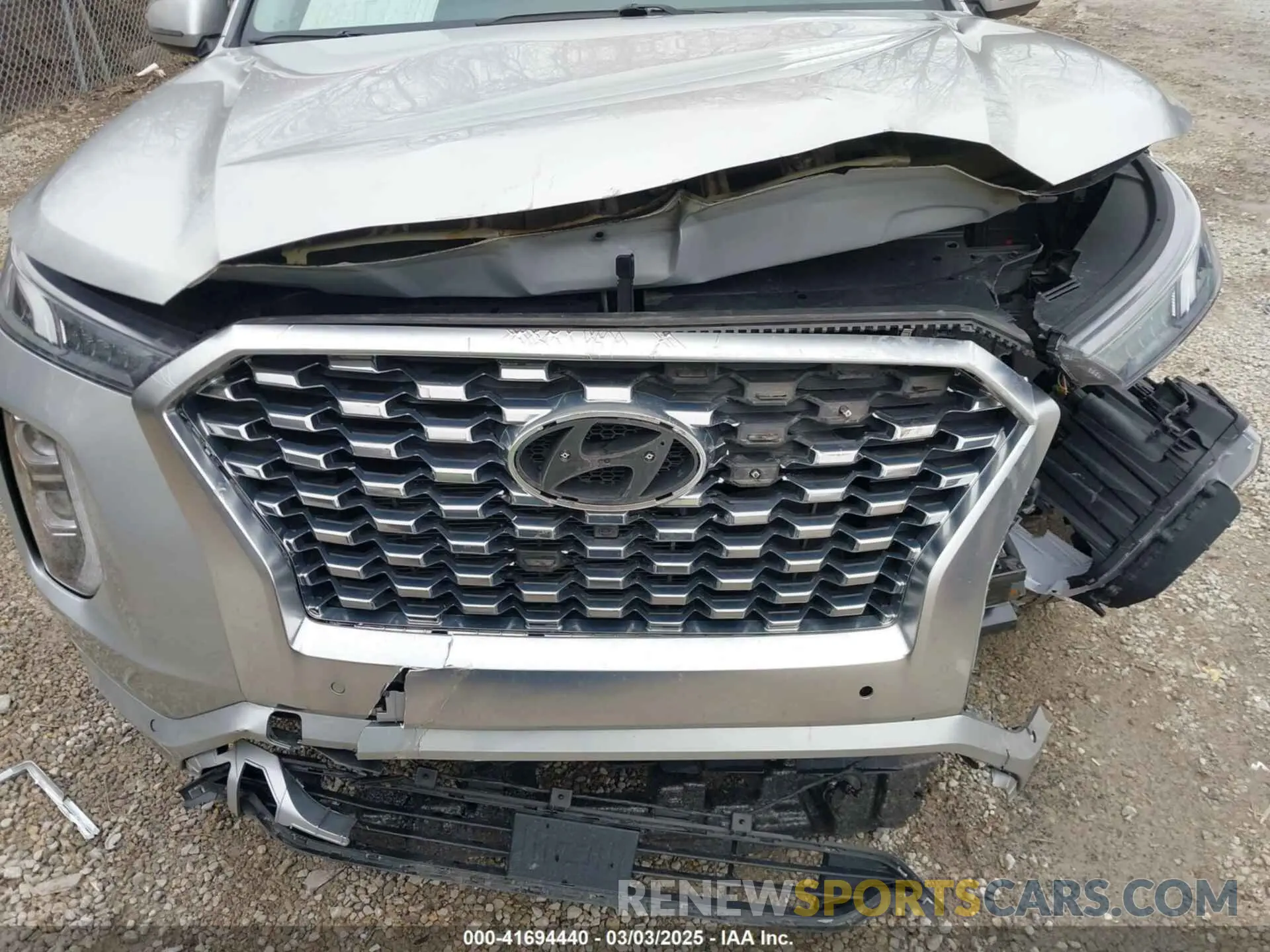 17 Photograph of a damaged car KM8R5DHE3MU231856 HYUNDAI PALISADE 2021