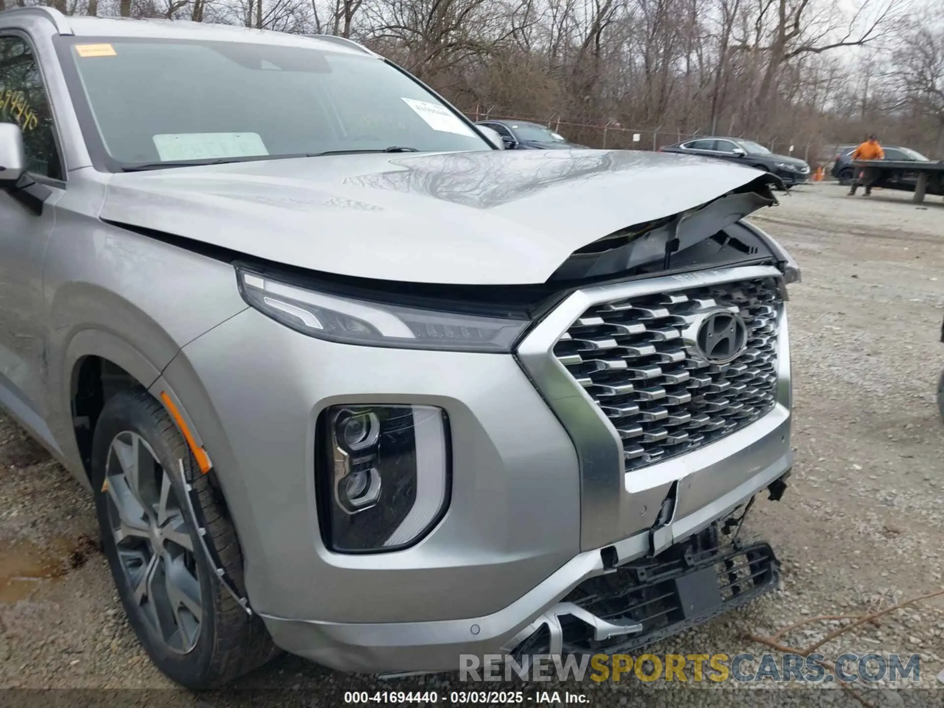 18 Photograph of a damaged car KM8R5DHE3MU231856 HYUNDAI PALISADE 2021