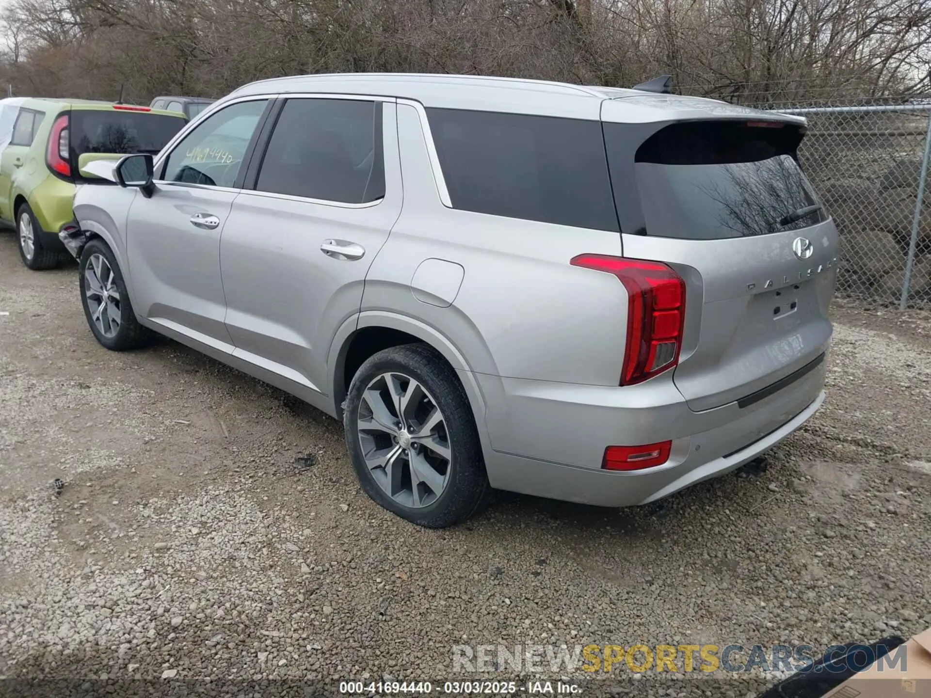 3 Photograph of a damaged car KM8R5DHE3MU231856 HYUNDAI PALISADE 2021