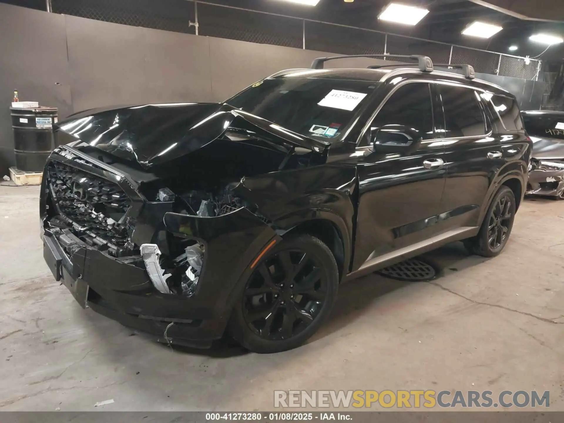 2 Photograph of a damaged car KM8R5DHE4MU205007 HYUNDAI PALISADE 2021