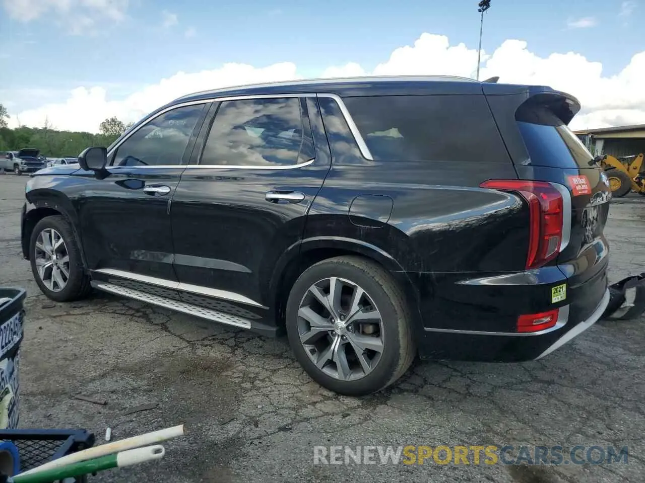 2 Photograph of a damaged car KM8R5DHE4MU222941 HYUNDAI PALISADE 2021
