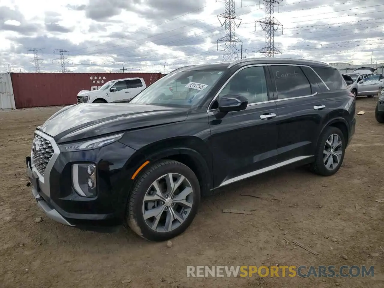 1 Photograph of a damaged car KM8R5DHE4MU274893 HYUNDAI PALISADE 2021