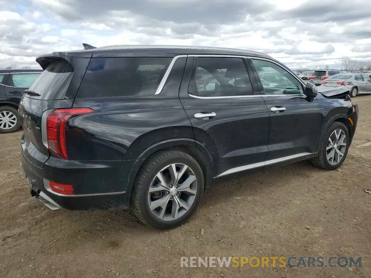 3 Photograph of a damaged car KM8R5DHE4MU274893 HYUNDAI PALISADE 2021