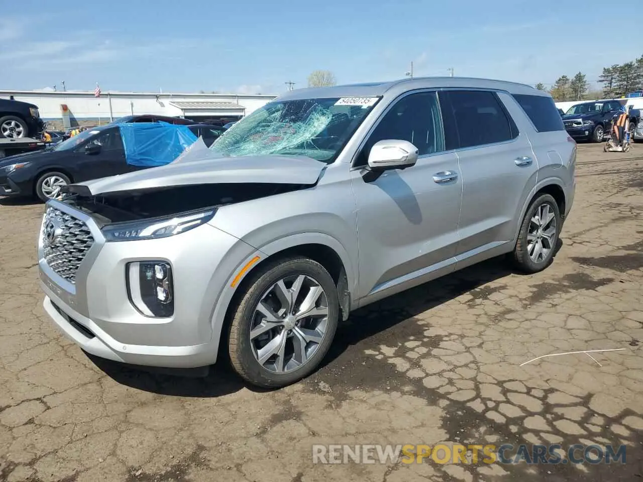 1 Photograph of a damaged car KM8R5DHE4MU283383 HYUNDAI PALISADE 2021