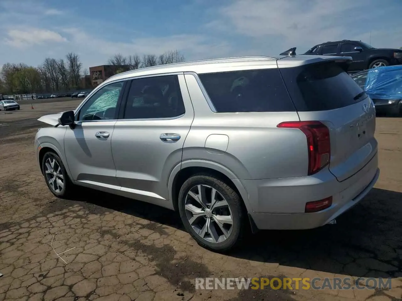 2 Photograph of a damaged car KM8R5DHE4MU283383 HYUNDAI PALISADE 2021