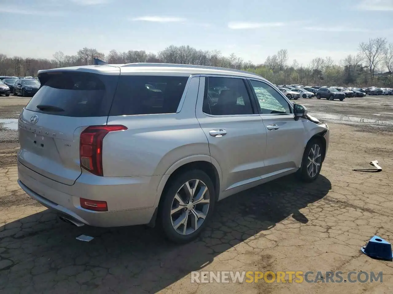 3 Photograph of a damaged car KM8R5DHE4MU283383 HYUNDAI PALISADE 2021