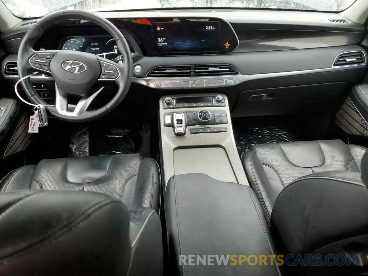 8 Photograph of a damaged car KM8R5DHE4MU328693 HYUNDAI PALISADE 2021