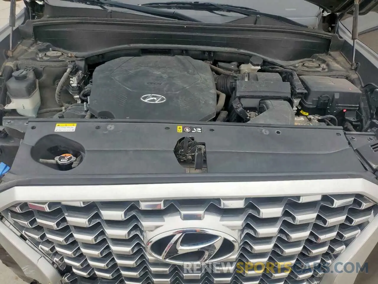 12 Photograph of a damaged car KM8R5DHE6MU178795 HYUNDAI PALISADE 2021