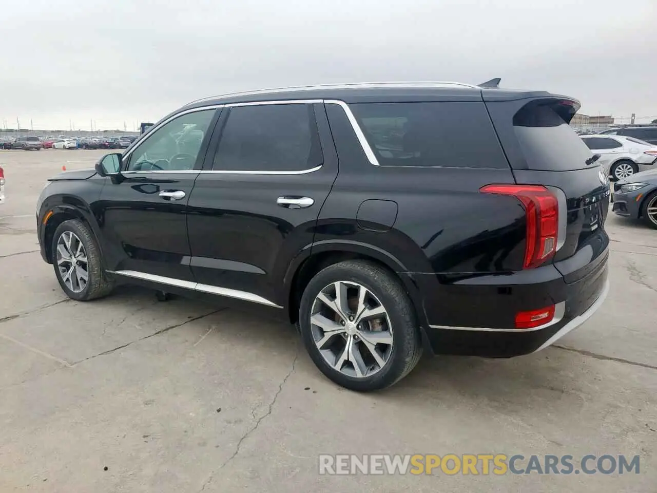 2 Photograph of a damaged car KM8R5DHE6MU178795 HYUNDAI PALISADE 2021