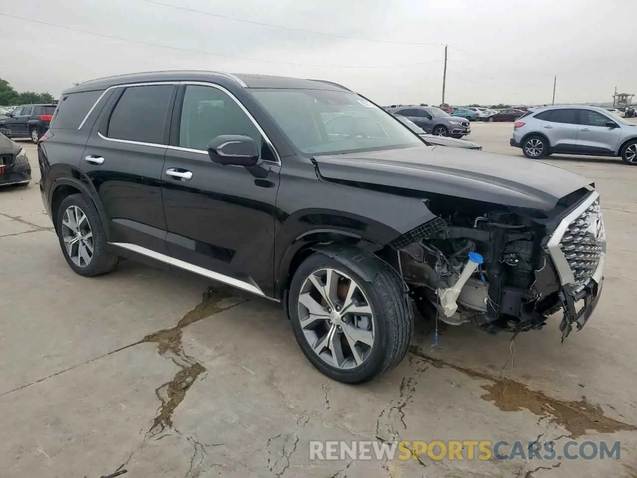 4 Photograph of a damaged car KM8R5DHE6MU178795 HYUNDAI PALISADE 2021