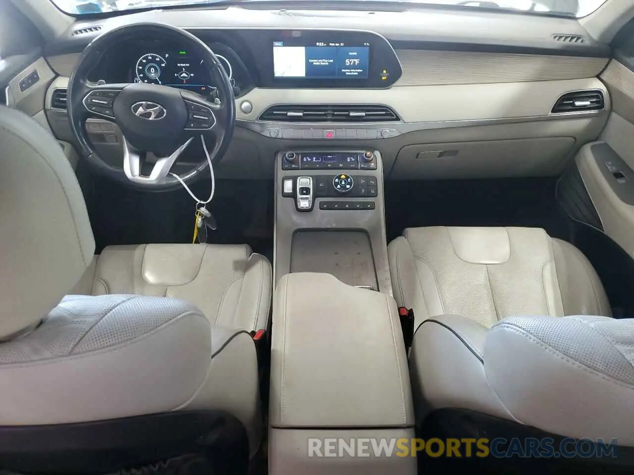 8 Photograph of a damaged car KM8R5DHE6MU212704 HYUNDAI PALISADE 2021