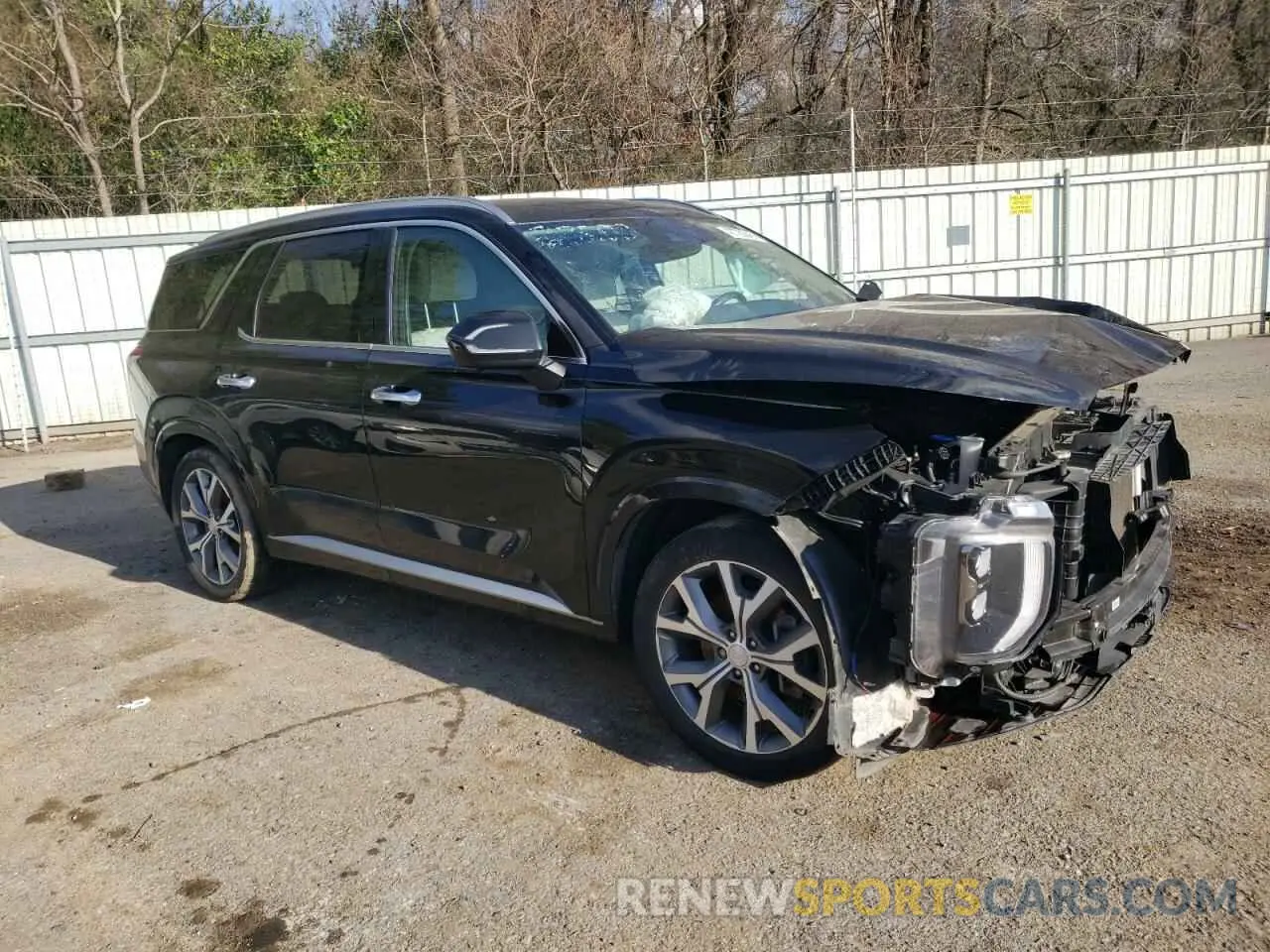 4 Photograph of a damaged car KM8R5DHE6MU280923 HYUNDAI PALISADE 2021