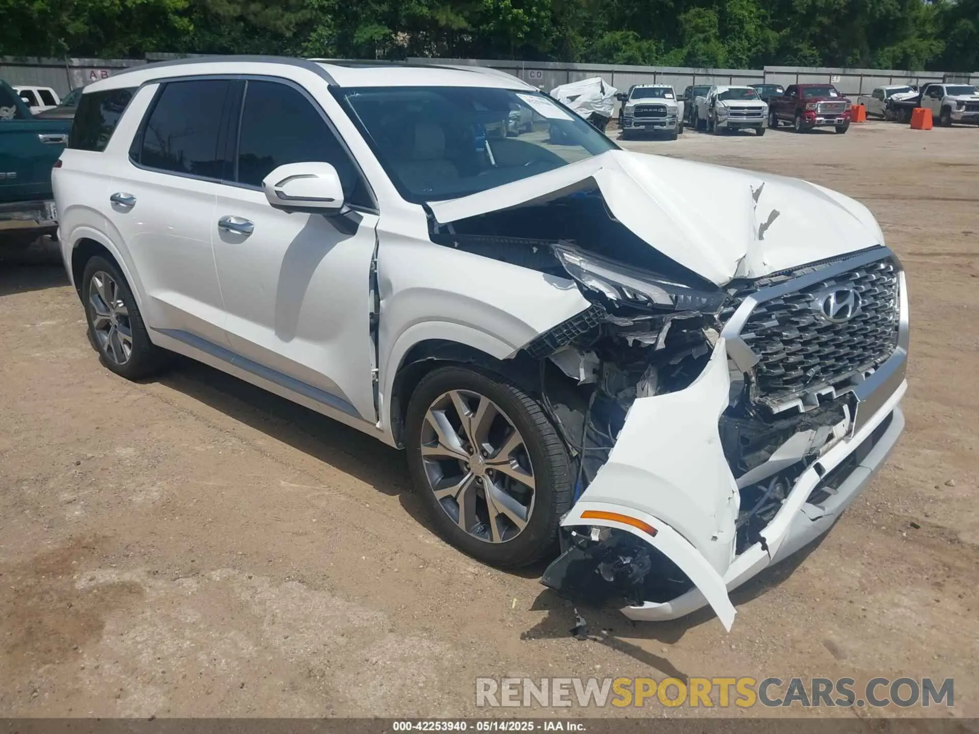 1 Photograph of a damaged car KM8R5DHE6MU309577 HYUNDAI PALISADE 2021
