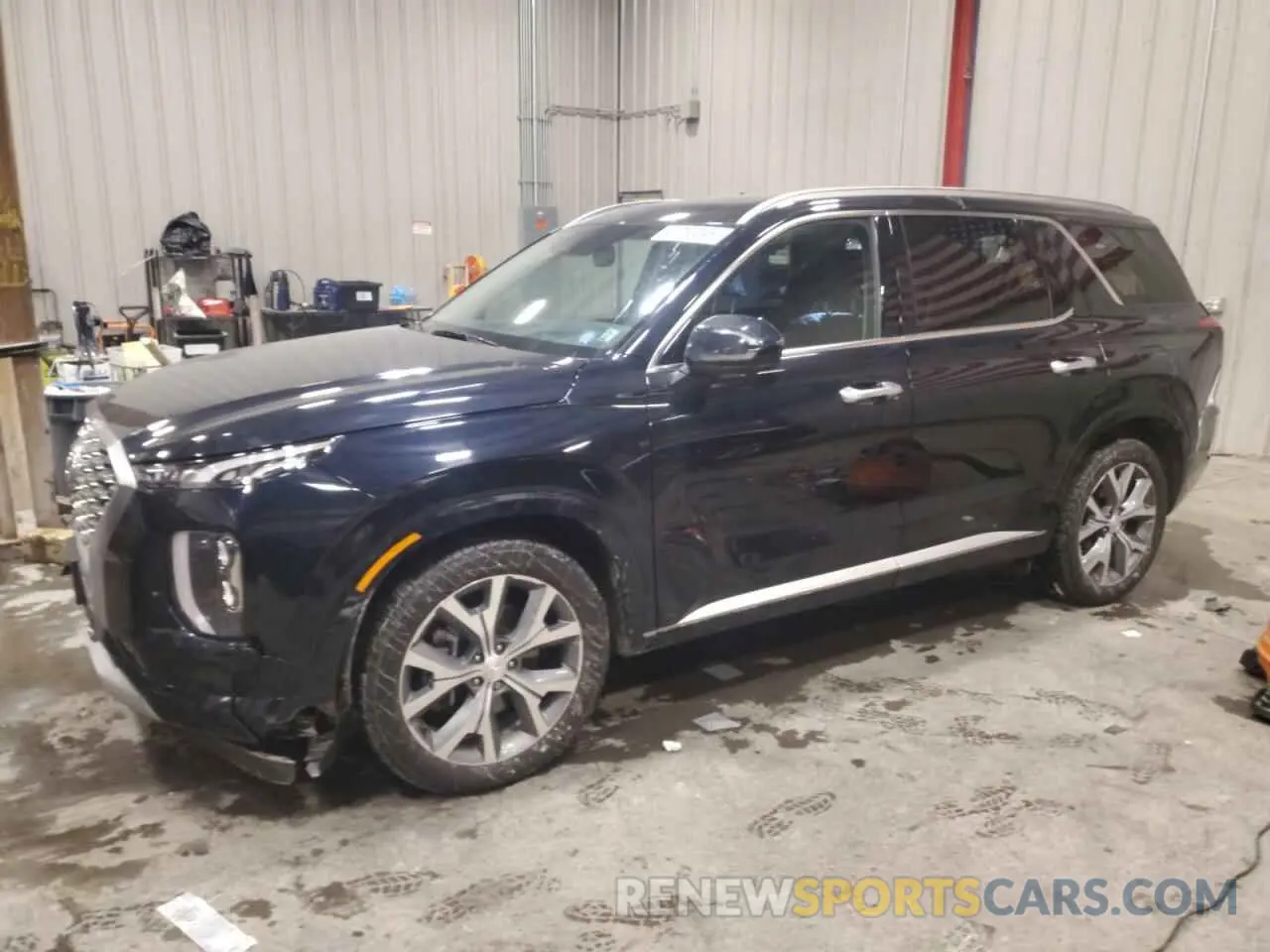 1 Photograph of a damaged car KM8R5DHE7MU202277 HYUNDAI PALISADE 2021