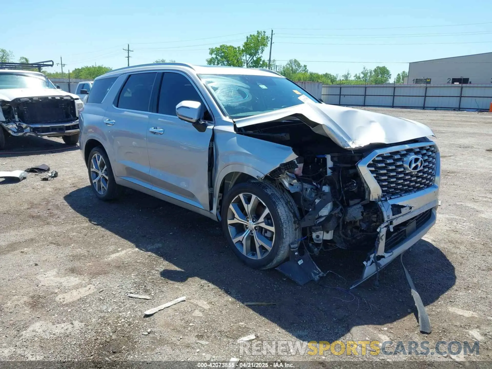 1 Photograph of a damaged car KM8R5DHE7MU326887 HYUNDAI PALISADE 2021