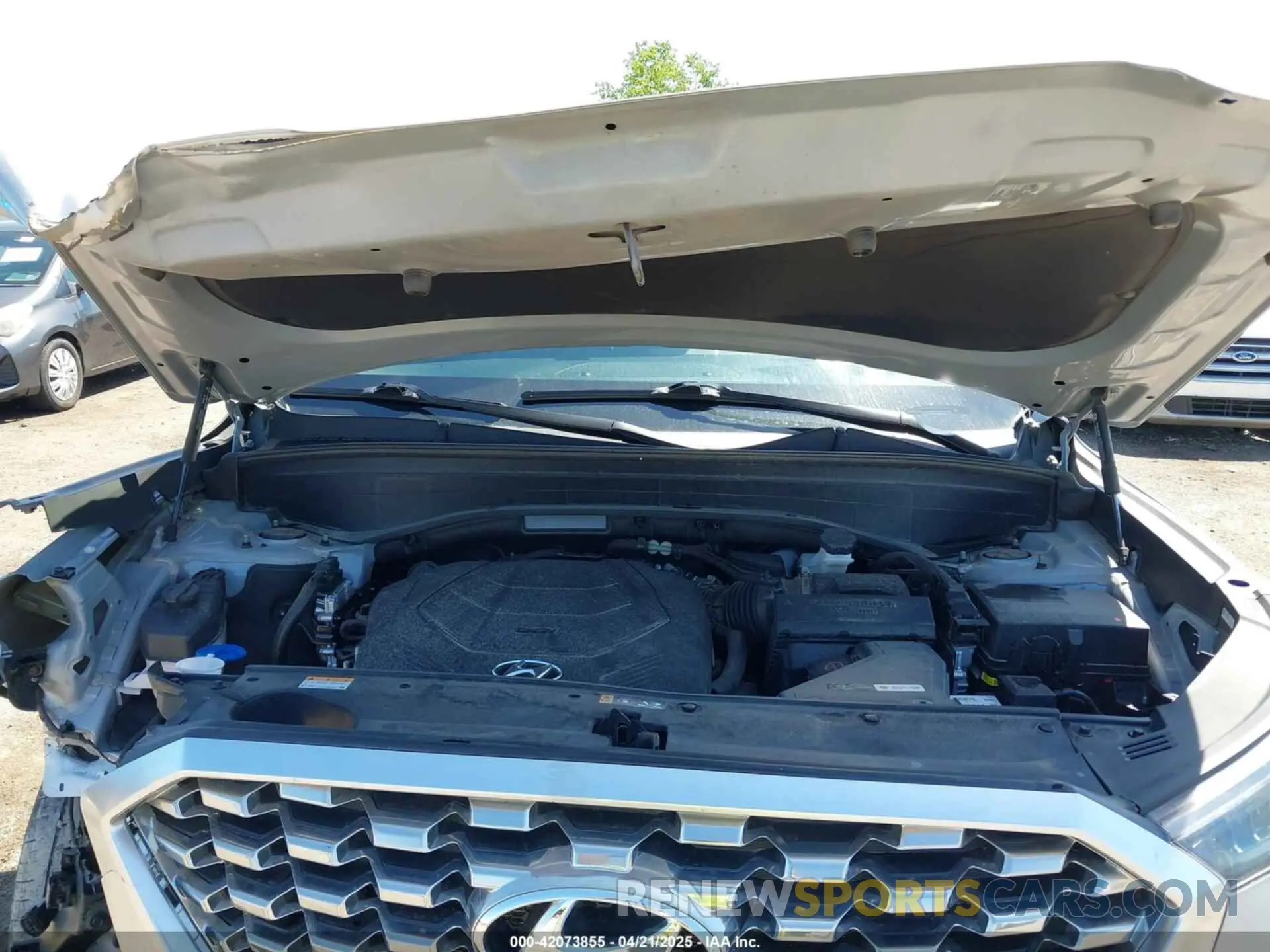 10 Photograph of a damaged car KM8R5DHE7MU326887 HYUNDAI PALISADE 2021