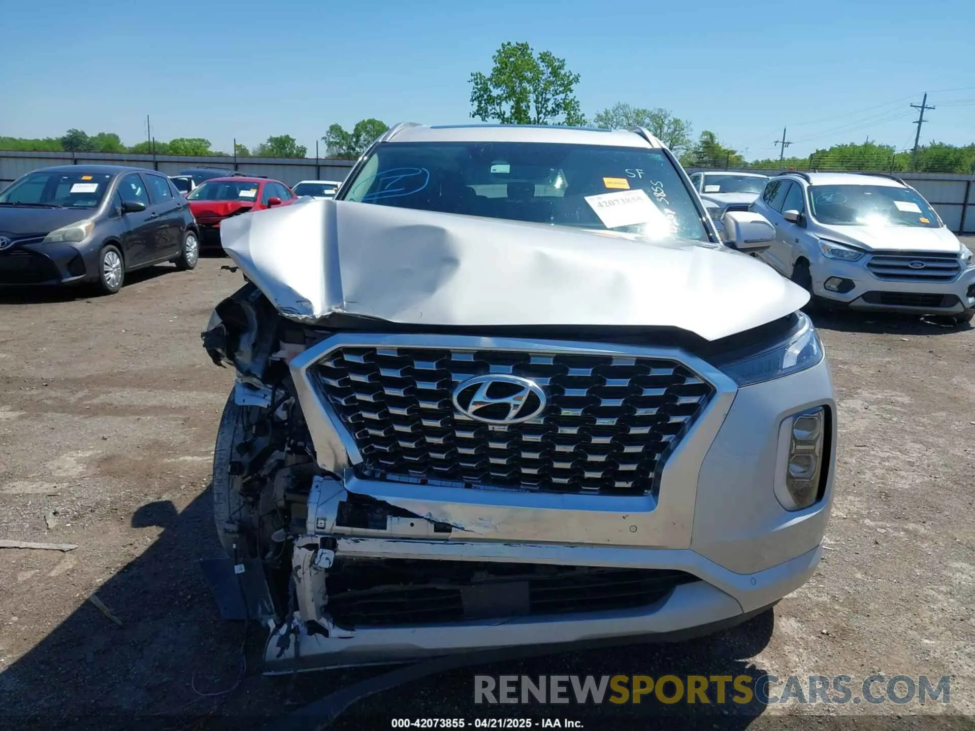 12 Photograph of a damaged car KM8R5DHE7MU326887 HYUNDAI PALISADE 2021
