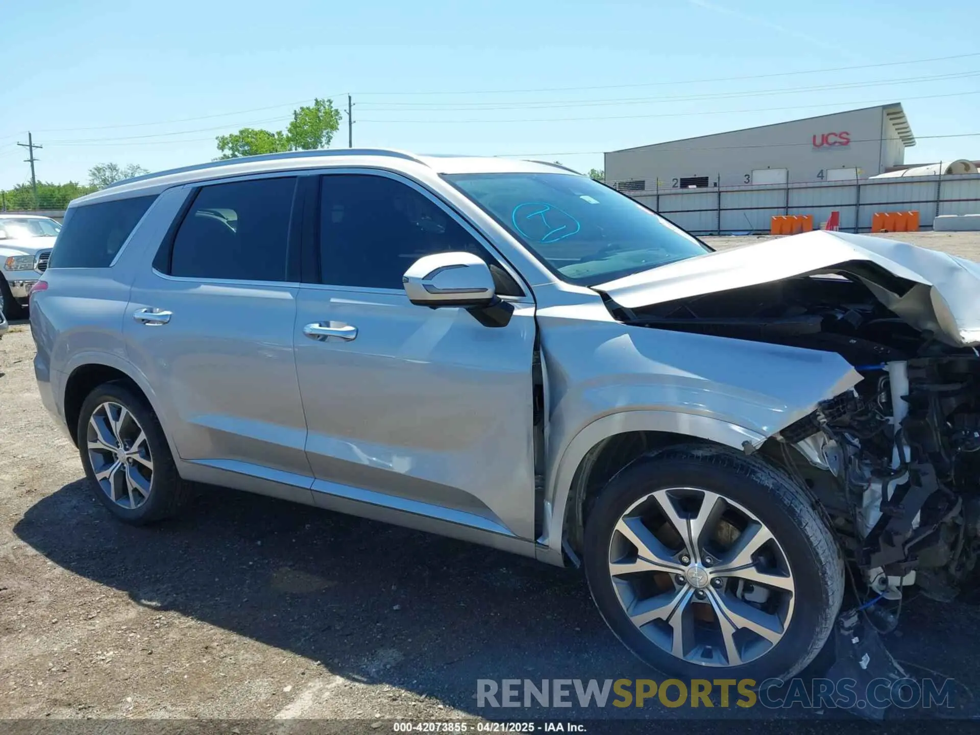 13 Photograph of a damaged car KM8R5DHE7MU326887 HYUNDAI PALISADE 2021