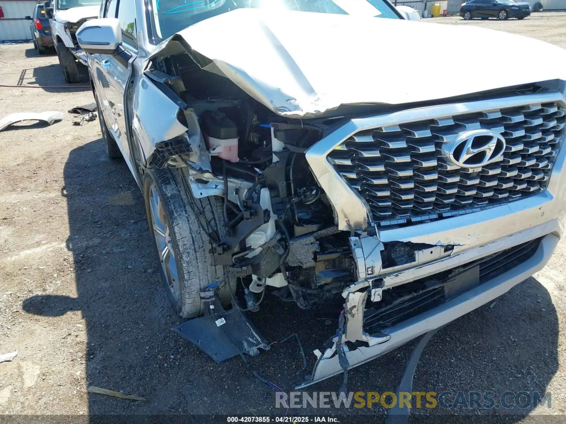 6 Photograph of a damaged car KM8R5DHE7MU326887 HYUNDAI PALISADE 2021