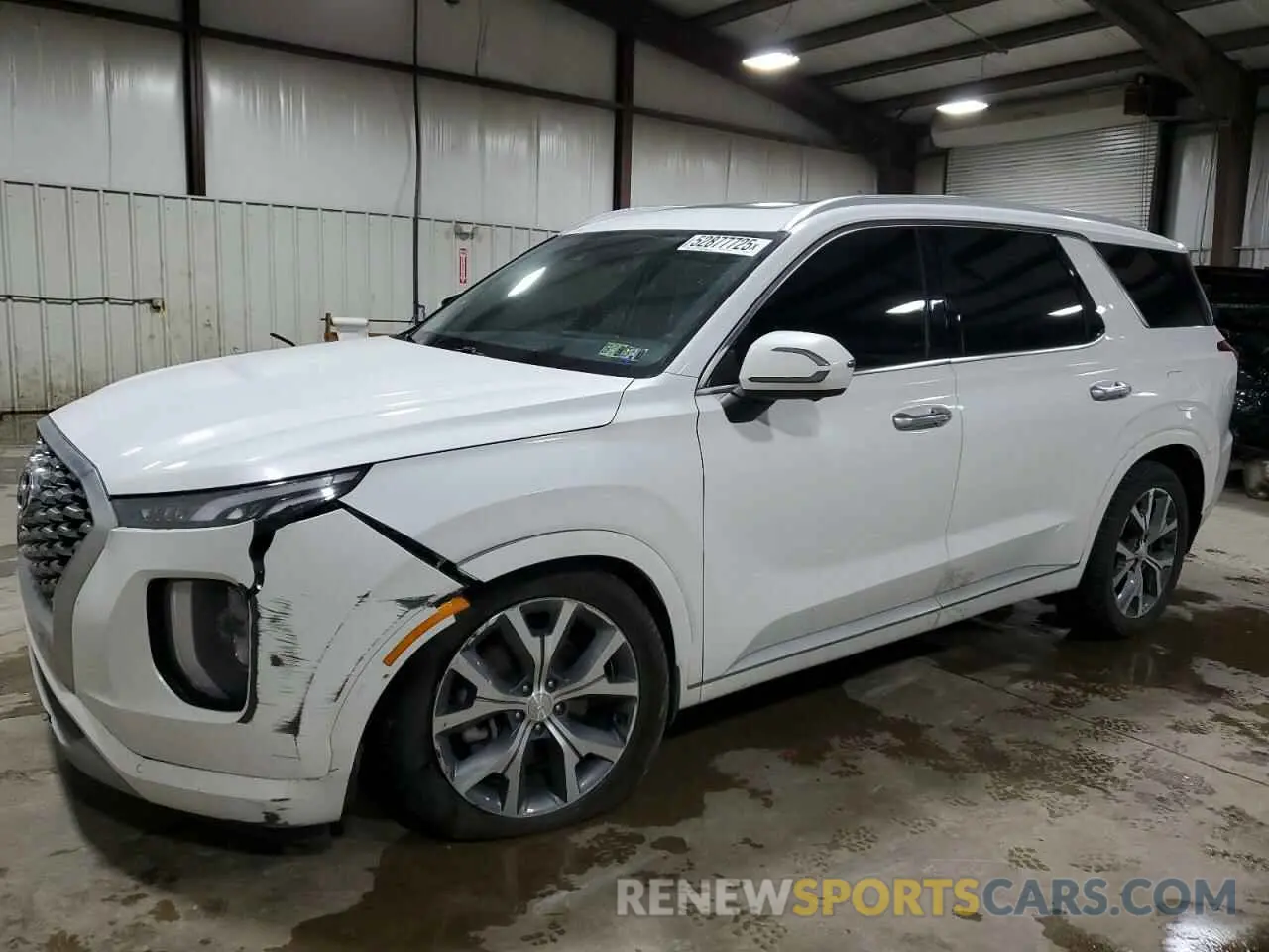 1 Photograph of a damaged car KM8R5DHE8MU198286 HYUNDAI PALISADE 2021