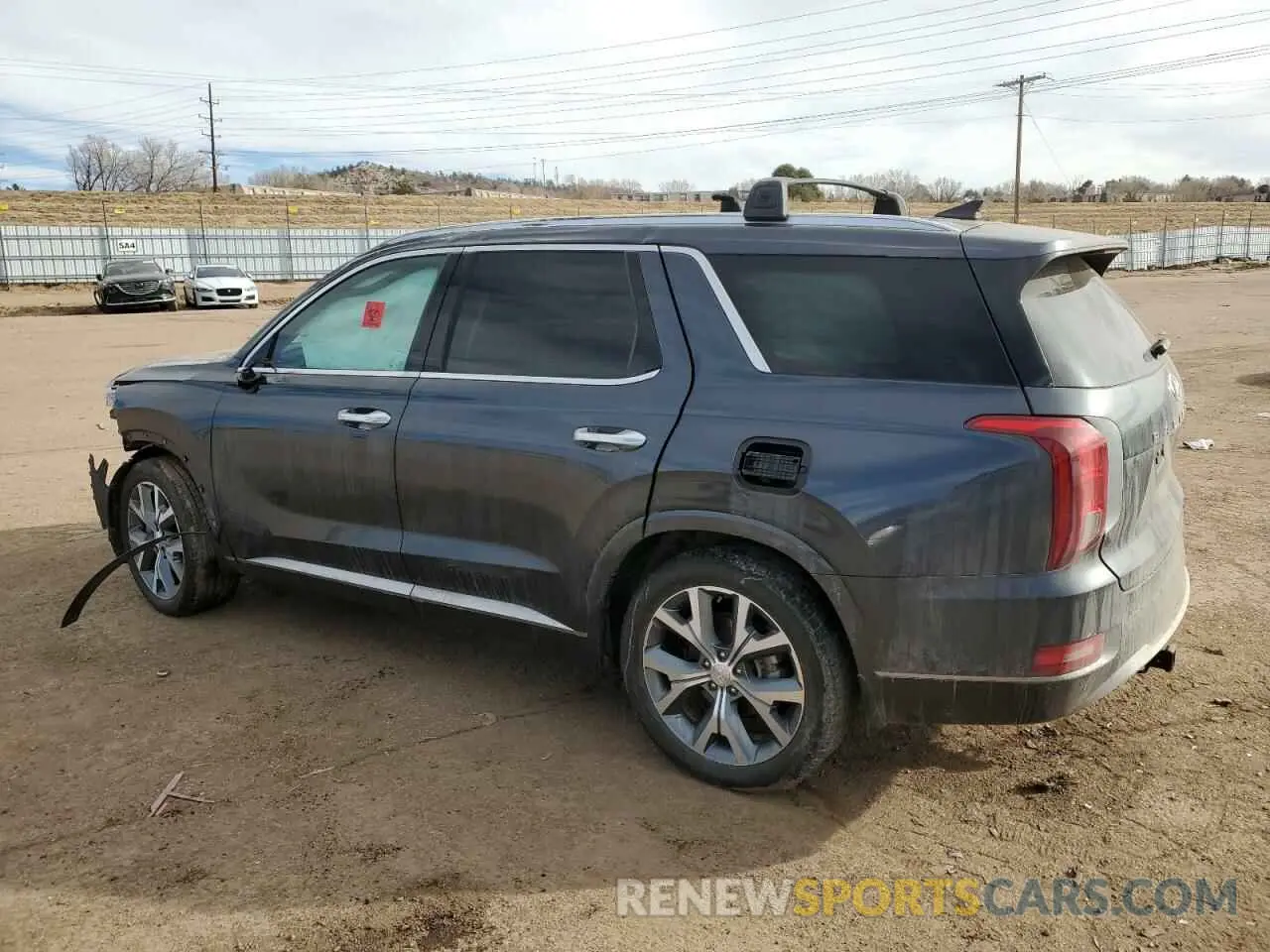 2 Photograph of a damaged car KM8R5DHE8MU206032 HYUNDAI PALISADE 2021