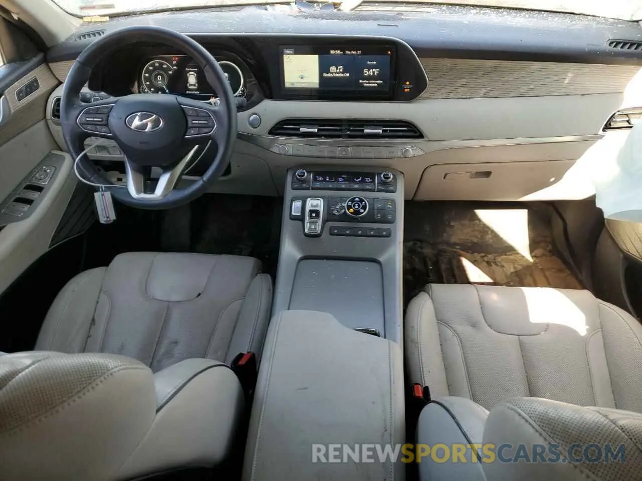 8 Photograph of a damaged car KM8R5DHE8MU206032 HYUNDAI PALISADE 2021
