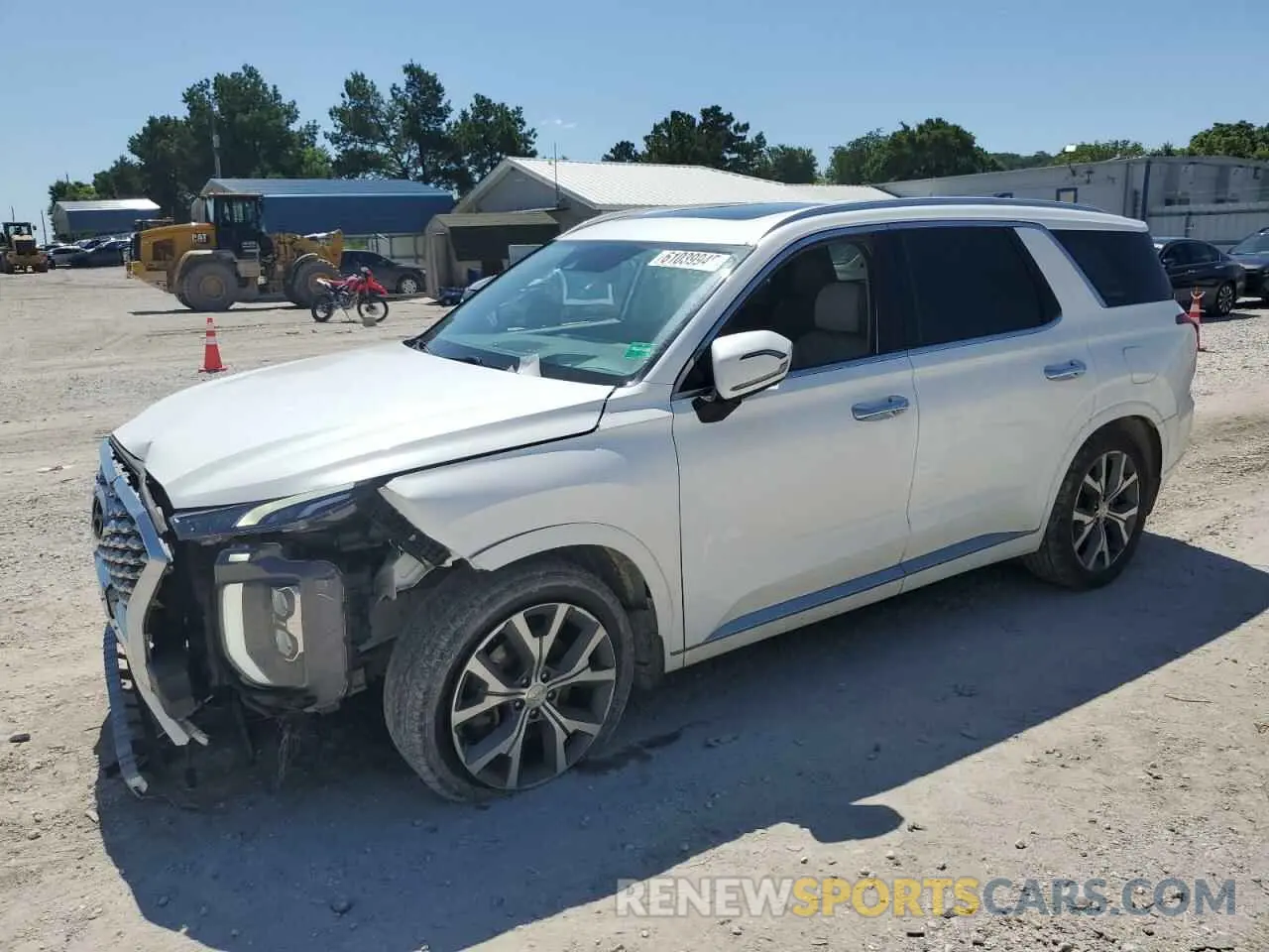 1 Photograph of a damaged car KM8R5DHE9MU193484 HYUNDAI PALISADE 2021