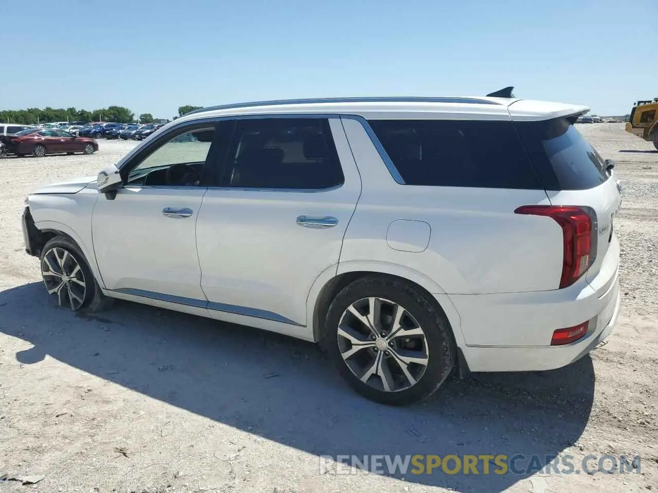 2 Photograph of a damaged car KM8R5DHE9MU193484 HYUNDAI PALISADE 2021