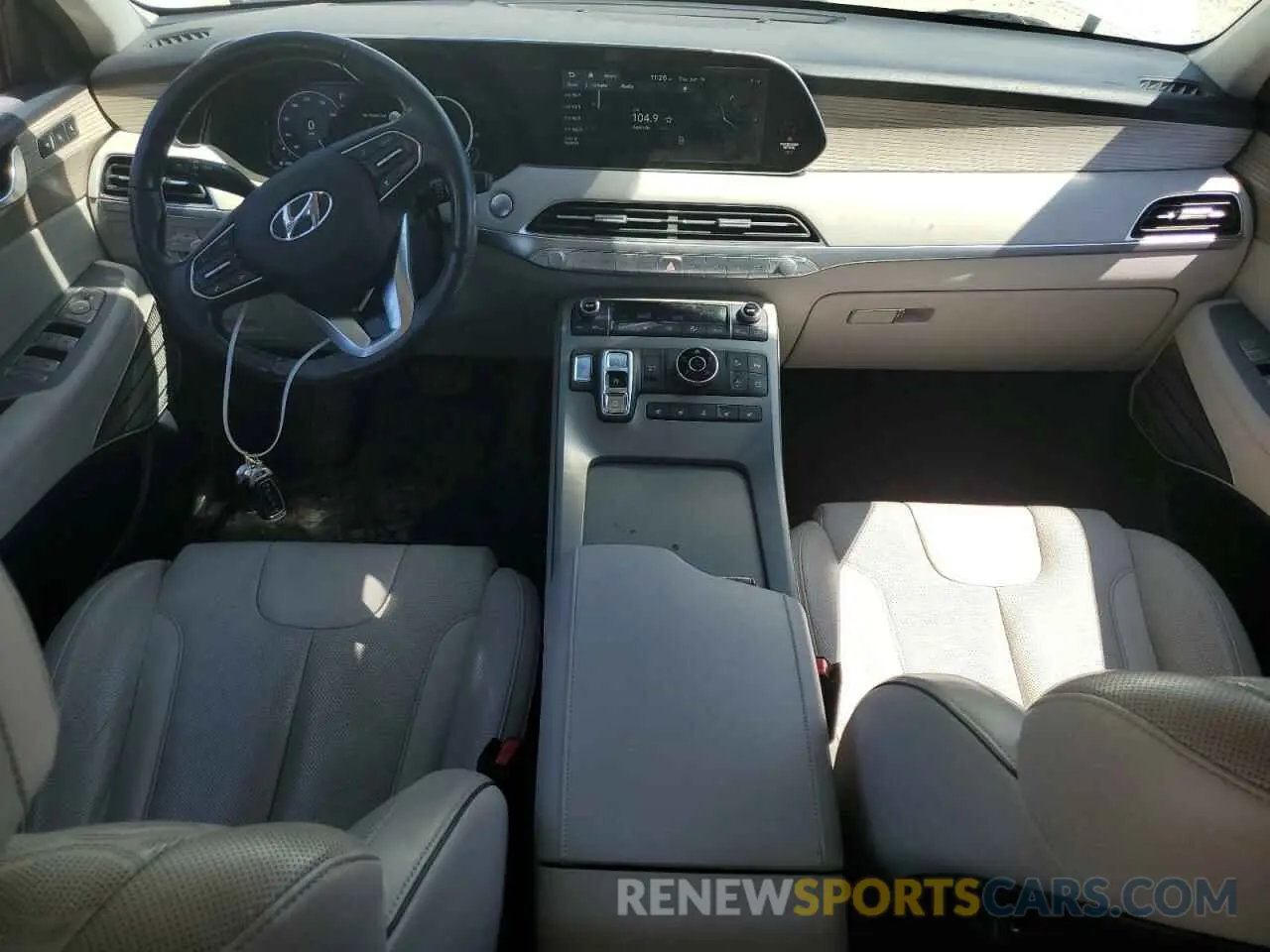 8 Photograph of a damaged car KM8R5DHE9MU193484 HYUNDAI PALISADE 2021